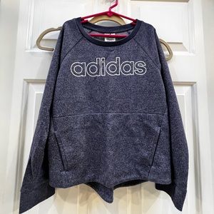 Girls Adidas Crewneck Sweatshirt w/Sparkles M 10/12